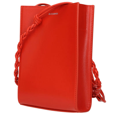Jil Sander Rote Leder Umhängetasche