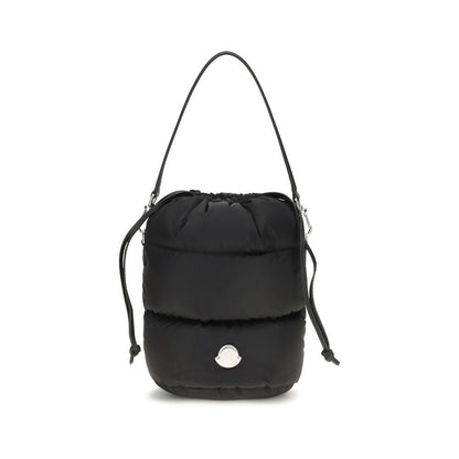 Moncler Schwarze Nylon-Bucket-Bag