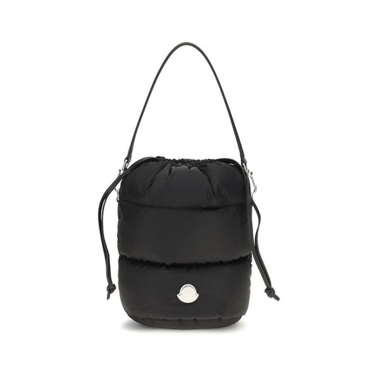 Moncler Schwarze Nylon-Bucket-Bag