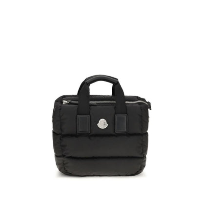 Moncler Schwarze Bos Taurus Kalbsleder Schultertasche