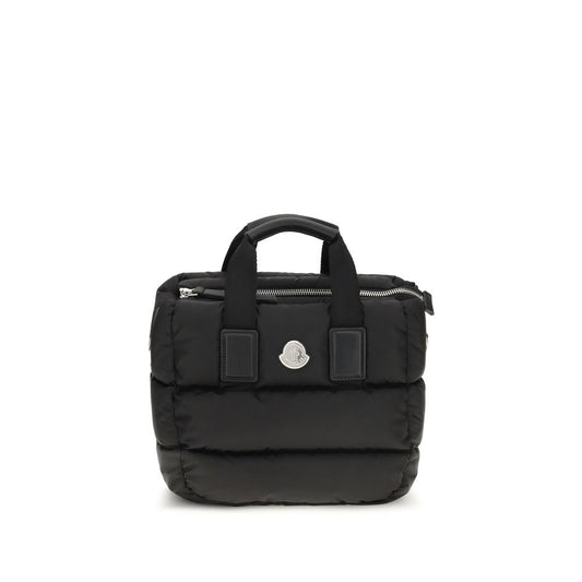 Moncler Schultertasche aus Leder in Schwarz