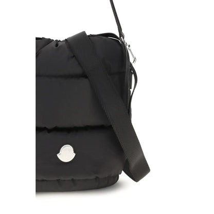 Moncler Schwarze Nylon-Bucket-Bag