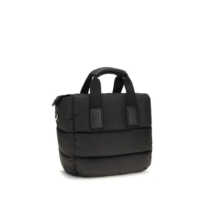 Moncler Schwarze Bos Taurus Kalbsleder Schultertasche