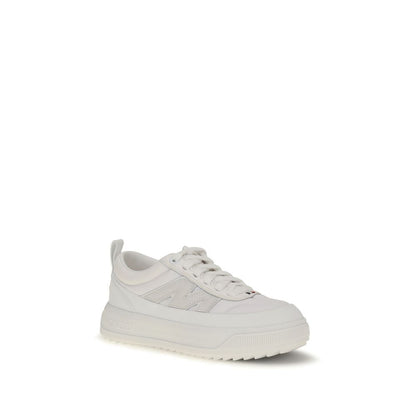 Moncler Weiße Sneaker aus Polyamid