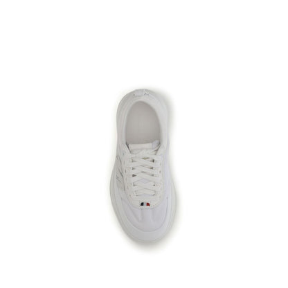 Moncler Weiße Sneaker aus Polyamid