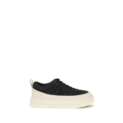 Moncler Schwarze Polyamid-Sneaker für Sport