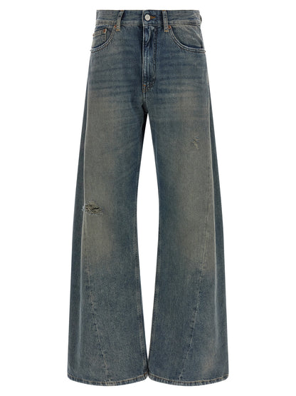 MM6 Maison Margiela Blaue Baumwolljeans Denim