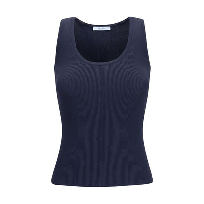 Max Mara Blaue Viskose-Tanktops