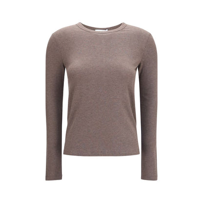 Max Mara Brauner Sweatshirt aus Lyocell
