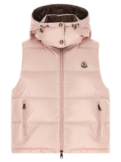 Moncler Ärmellose Weste aus mehrfarbigem Polyamid