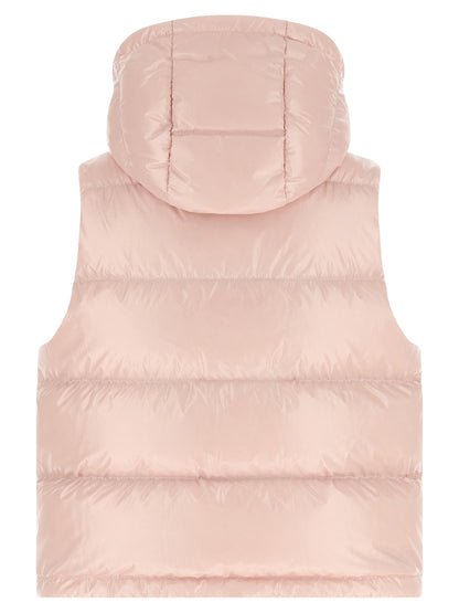 Moncler Ärmellose Weste aus mehrfarbigem Polyamid