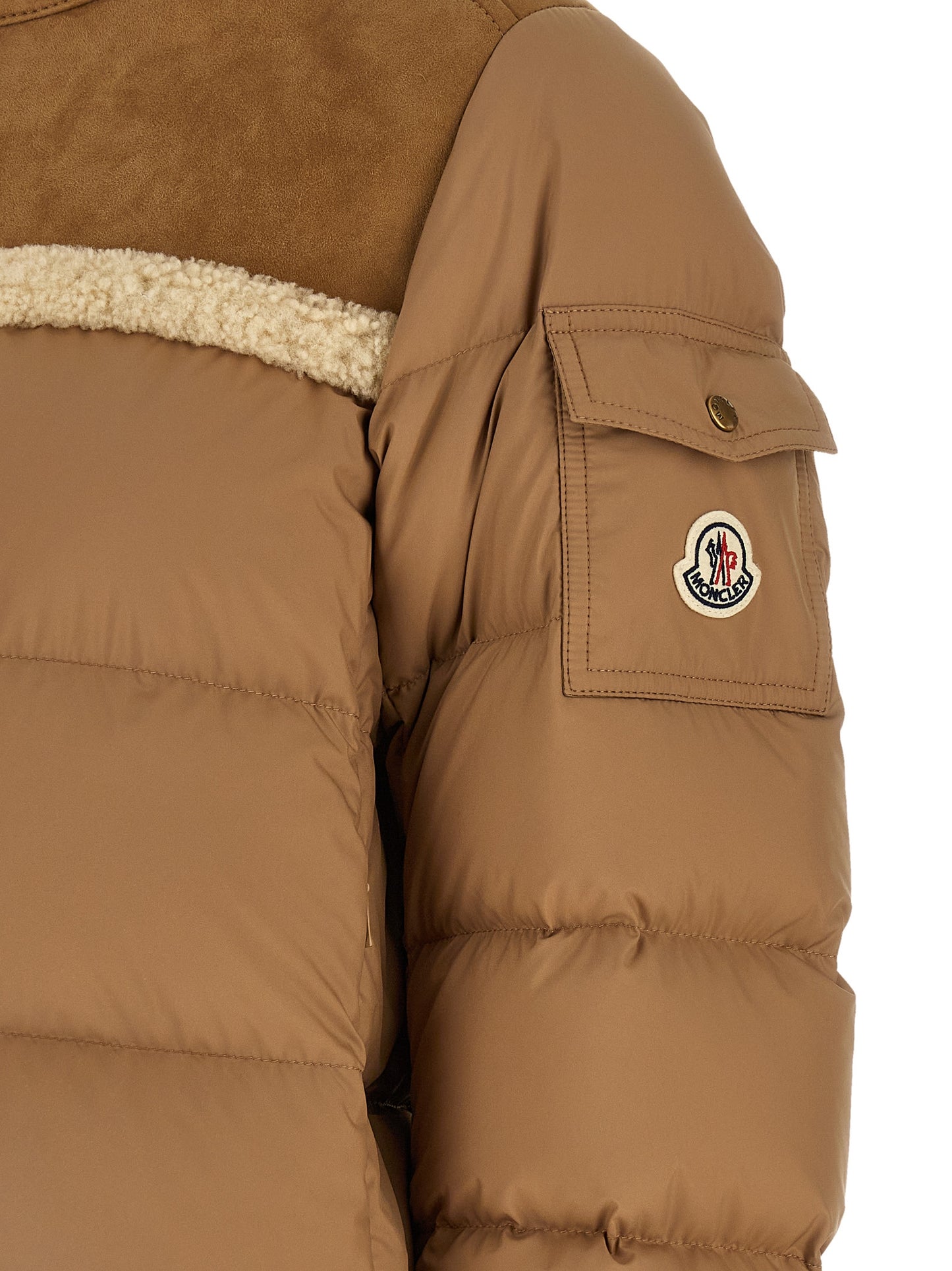 Moncler Beiger Wollmantel