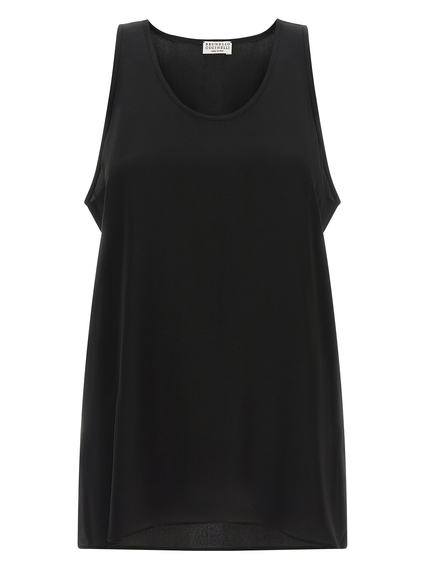 Brunello Cucinelli Seidenhemd in Schwarz