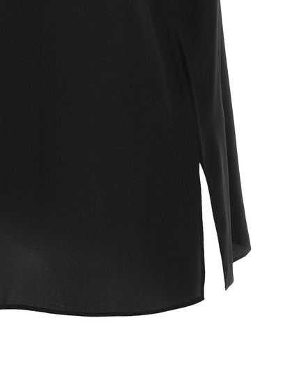 Brunello Cucinelli Seidenhemd in Schwarz