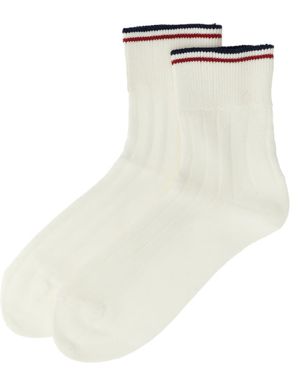 Brunello Cucinelli Weiße Baumwollsocken