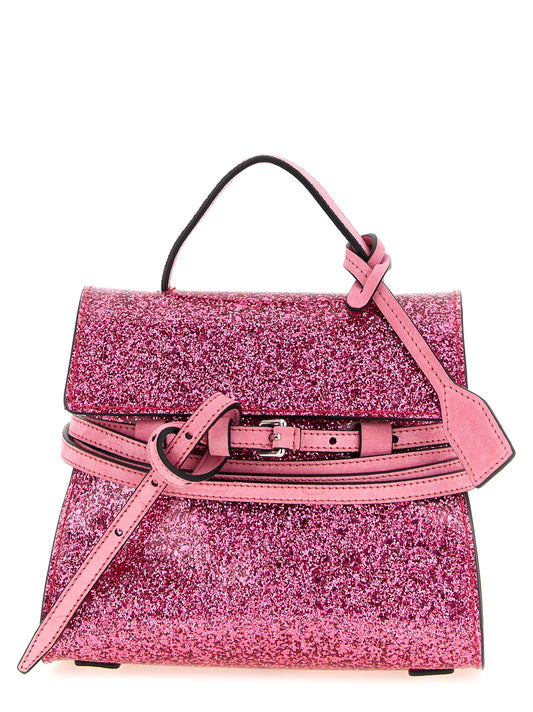 Moschino Multicolor Leder Handtasche