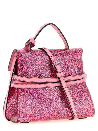 Moschino Multicolor Leder Handtasche