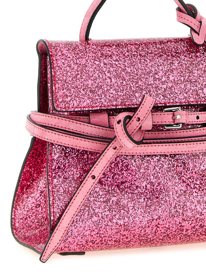 Moschino Multicolor Leder Handtasche