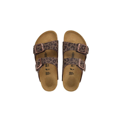 Birkenstock Braune Synthetik-Sandalen