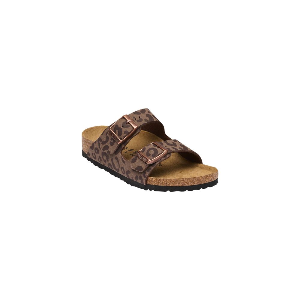 Birkenstock Braune Synthetik-Sandalen