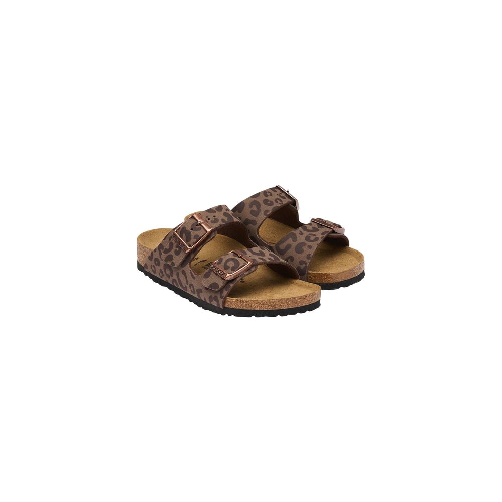 Birkenstock Braune Synthetik-Sandalen