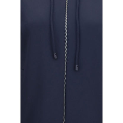 Max Mara Blaues Polyamid-Sweatshirt