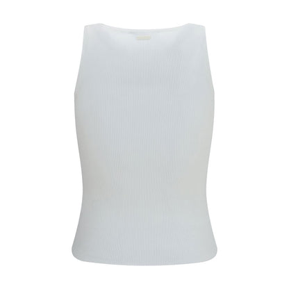 Max Mara Weiße Viskose-Trägershirts