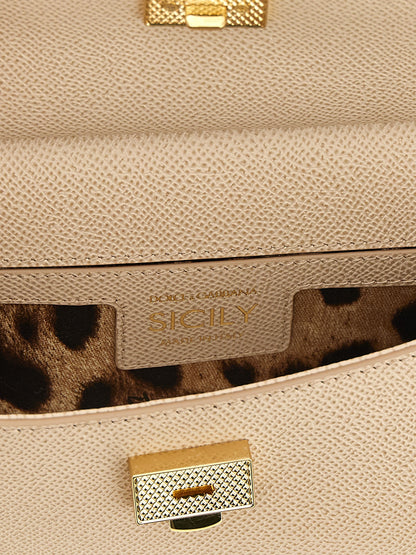 Dolce & Gabbana Handtasche aus mehrfarbigem Kalbsleder