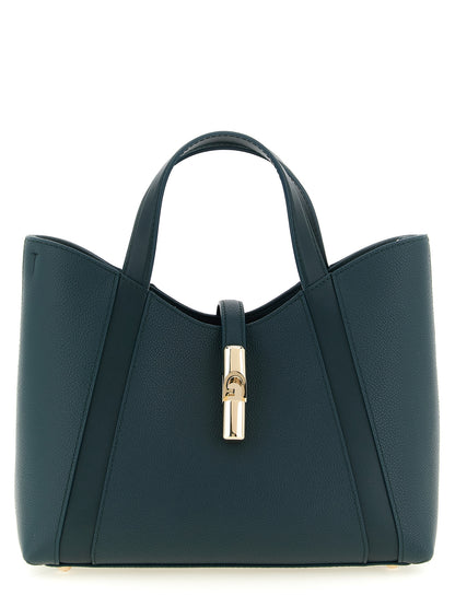 Furla Zweifarbige Kalbsleder-Tote Bag