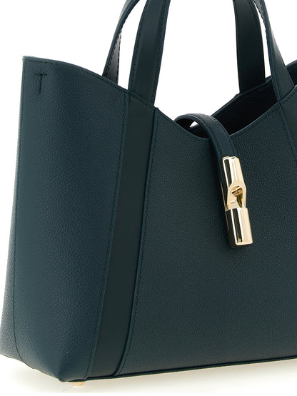 Furla Zweifarbige Kalbsleder-Tote Bag