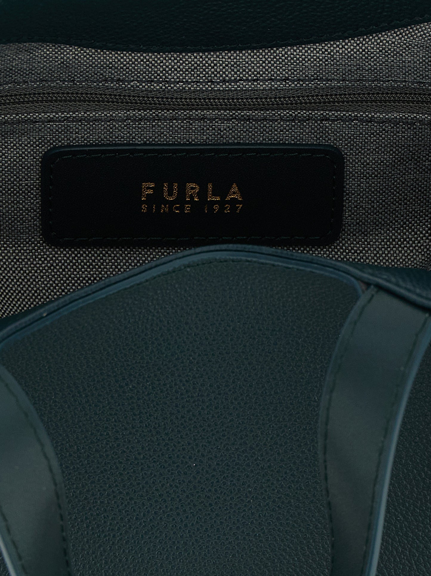 Furla Zweifarbige Kalbsleder-Tote Bag