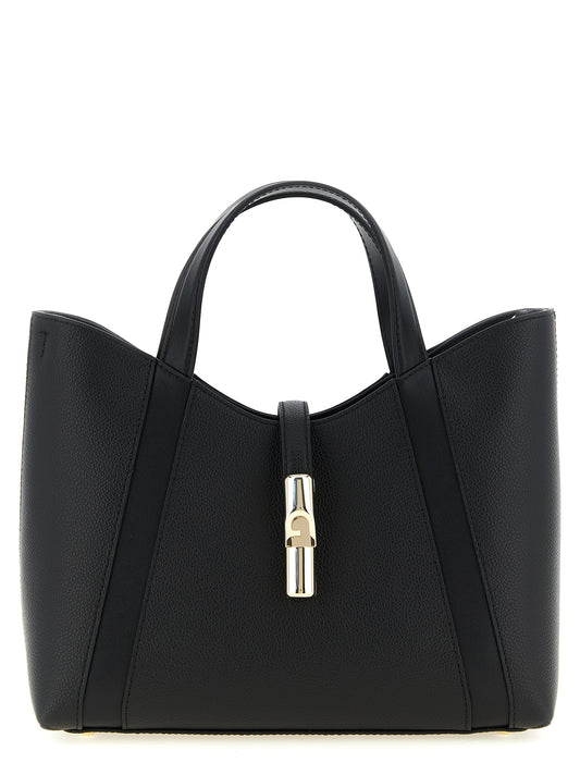 Furla Schwarze Kalbsleder-Tasche