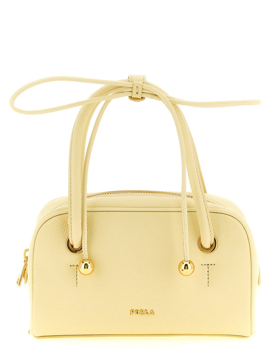 Furla Zweifarbige Kalbsleder-Handtasche