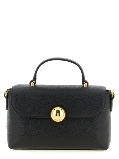Furla Schwarze Kalbsleder-Handtasche