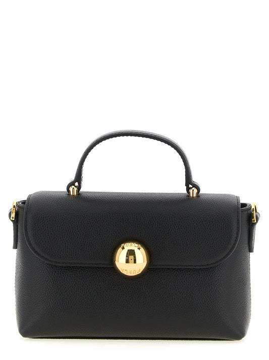 Furla Schwarze Kalbsleder-Handtasche