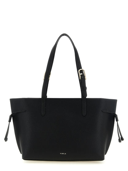 Furla Schwarze Kalbsleder-Tasche