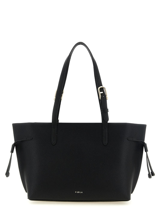 Furla Schwarze Kalbsleder-Tasche