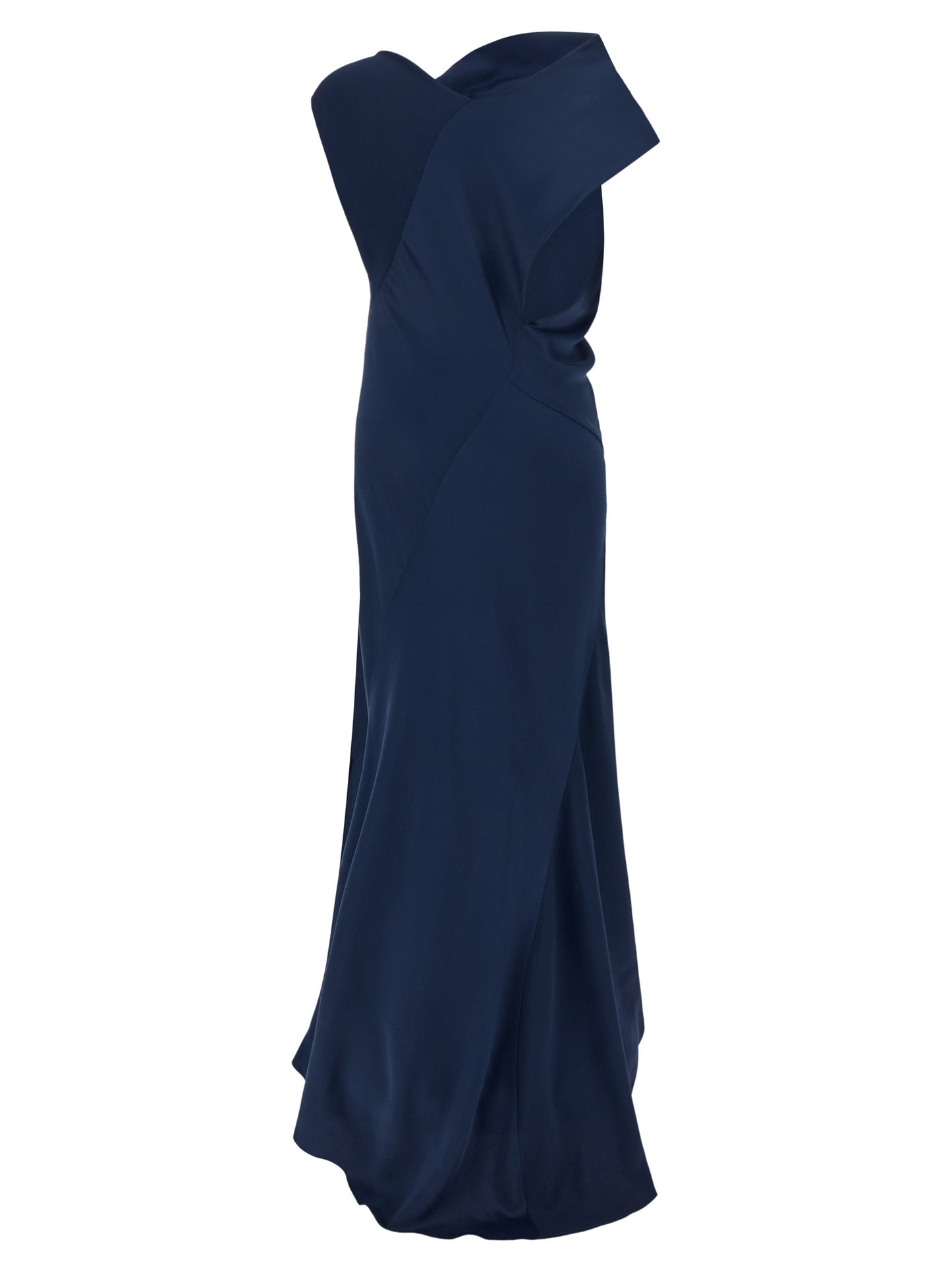 Alberta Ferretti Blaues Viskose-Maxikleid