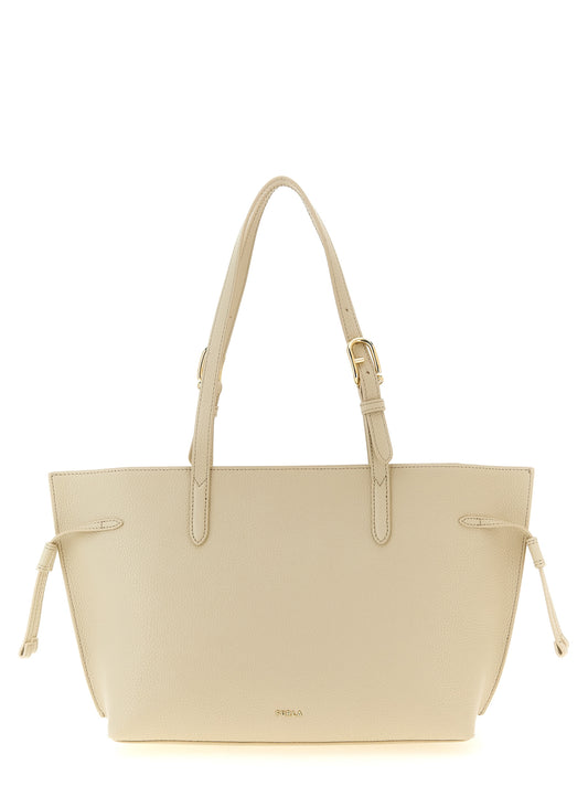 Furla Weiße Kalbsleder-Tasche
