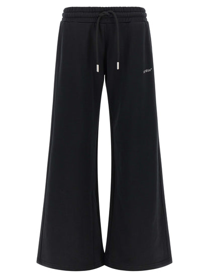 Off-White Schwarze Baumwoll-Jogginghose (Trainingshose)