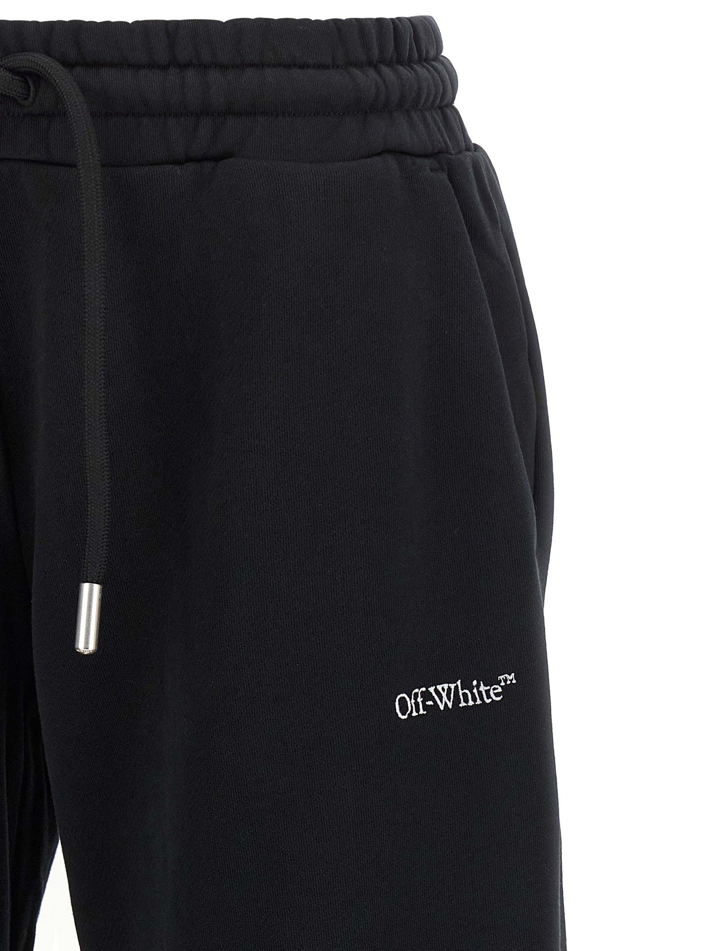 Off-White Schwarze Baumwoll-Jogginghose (Trainingshose)
