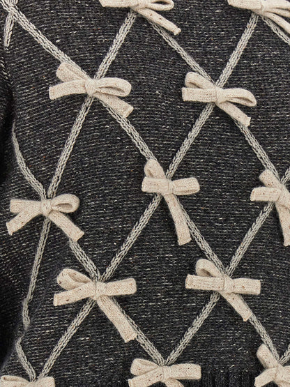 Moschino Grauer Wollcardigan
