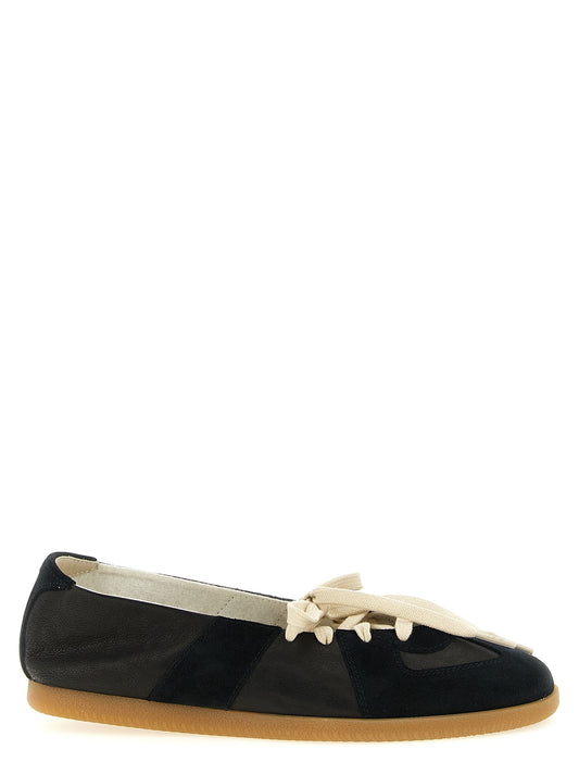 Maison Margiela Replica Bellet Black Nappa Leather Ballet Flats