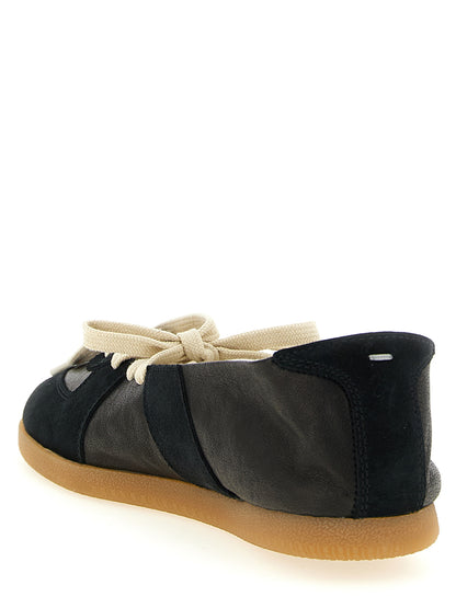 Maison Margiela Replica Bellet Black Nappa Leather Ballet Flats