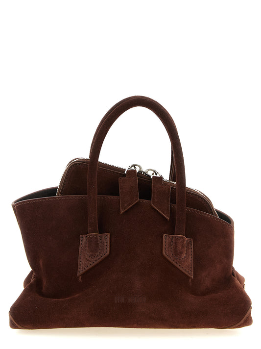 The Attico Braune Kalbsleder-Handtasche