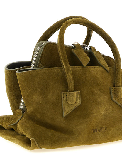 The Attico Zweifarbige Handtasche aus Rindsleder