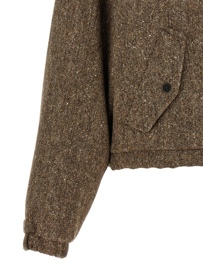 Brunello Cucinelli Brauner Mantel aus reiner Schurwolle