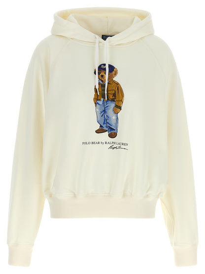 Polo Ralph Lauren Weißes Baumwoll-Sweatshirt