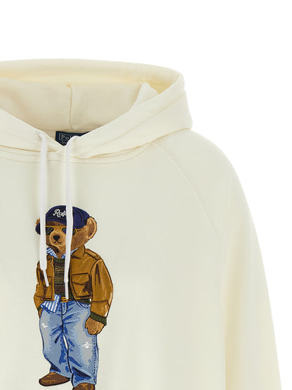 Polo Ralph Lauren Weißes Baumwoll-Sweatshirt
