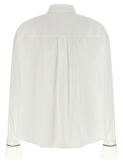 Brunello Cucinelli Weiße Baumwollbluse